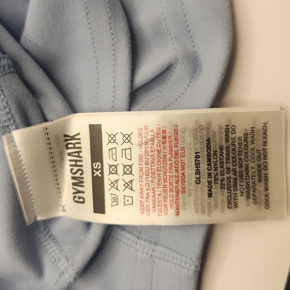 Gymshark Whitney Simmons  Edition Ladies Athleisure Shorts Blue High Waist 💙 - Picture 6 of 6